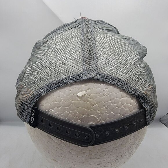 RVCA King Cobra Adults Red Trucker Hat Casual Outdoors Lightweight Comfort - Picture 3 of 9